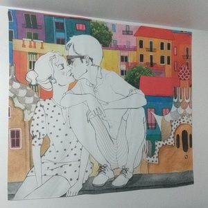 Barcelona Love Tapestry